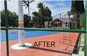 Inovatif Direktur PAM Tirta Karajae, Lahan Tidur Tersulap Lapangan Tennes