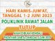 Pengumuman Poliklinik Rawat Jalan RSUD Andi Makkasau