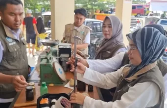 Puluhan Timbangan Pedagang Ditera Ulang