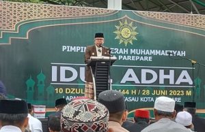 Wali Kota Parepare Salat Iduladha Bersama Warga Muhammadiyah