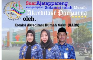 RSUD Andi Makkasau Raih Akreditasi Paripurna