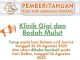 Pemberitahuan, RSUD Andi Makkasau, Pelayanan Klinik Gigi dan Mulut Tutup Sementara 22 hingga 25 Agustus 2023
