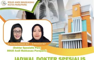 Inilah Jadwal Dokter Spesialis Poli Paru di RSUD Andi Makkasau