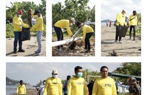RSUD Andi Makkasau Kota Parepare Lakukan Gerakan Bersih Pantai di Mattirotasi