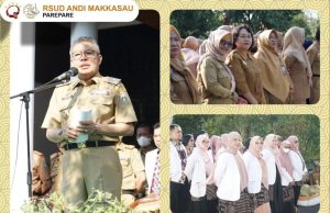 RSUD Andi Makkasau dalam Apel Akbar, Terima kasih bapak DR. H. M Taufan Pawe, S.H., M.H.