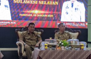 Terima Kunker Pj Gubernur, Pj Walikota Parepare Paparkan Kesiapan Pemilu
