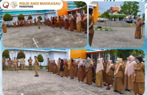 RSUD Andi Makkasau Parepare, Apel Pagi Perdana Diawal Tahun 2024