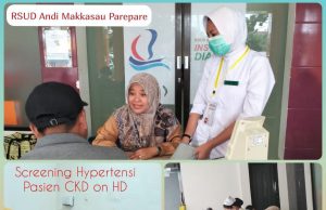 Unit Dialisis RSUD Andi Makkasau Laksanakan Screening Hipertensi CKD on HD