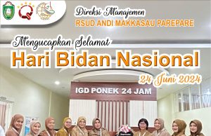 RSUD Andi Makkasau “Peringati Hari Bidan Nasional”