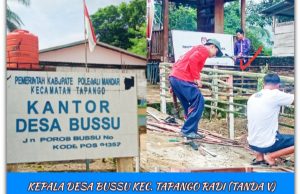 Kades Desa Bussu Ajak Warganya, Bersama Menjaga Dan Melestarikan Keindahan Taman Desa