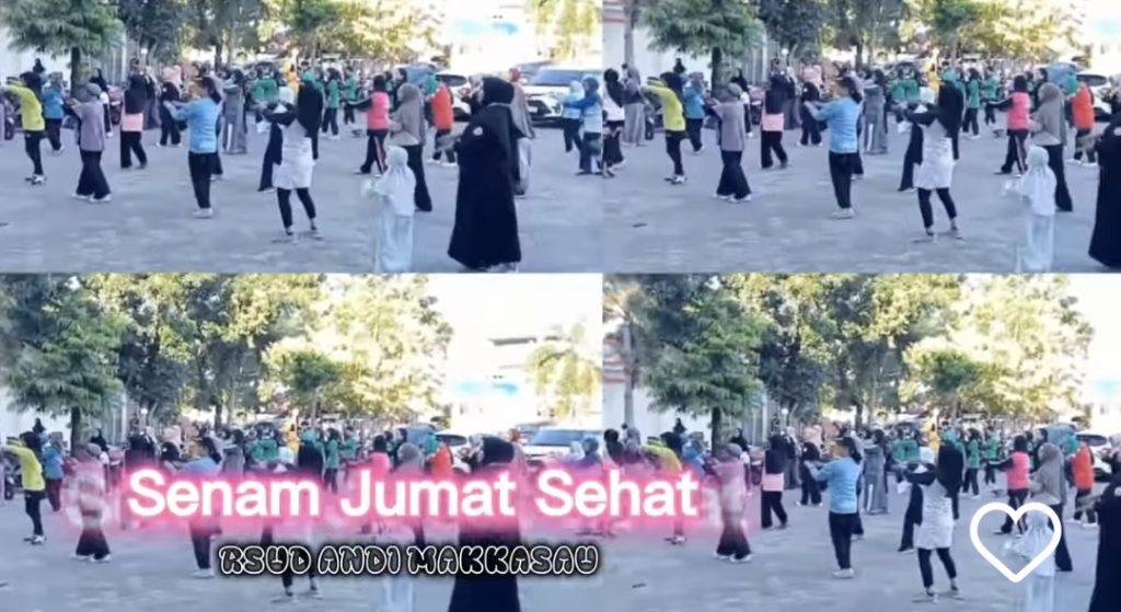 Rutin, Senam Sehat Jumat.