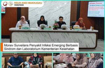 Bersama Tim kerja Monev PIE Kemenkes RI, RSUD Andi Makkasau Monev Surveilans PIE Berbasis Sindrom