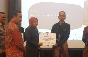Pustakawan Pemkot Parepare Raih Penghargaan Terbaik Tingkat Nasional