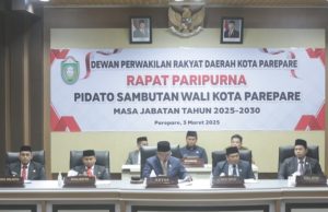 Rapat Paripurna DPRD Parepare Tandai Awal Kepemimpinan Tasming-Hermanto