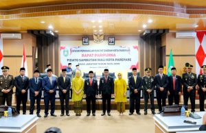 DPRD Kota Parepare Gelar Paripurna Sambut Pidato Wali Kota Terpilih
