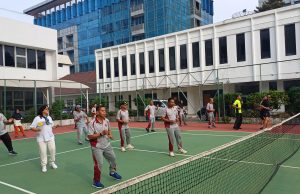 LPPM Unhan RI Gelar Senam Line Dance, Jaga Kebugaran dan Pererat Kebersamaan