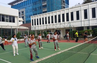 LPPM Unhan RI Gelar Senam Line Dance, Jaga Kebugaran dan Pererat Kebersamaan