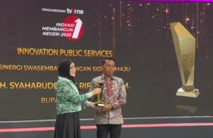 Inovatif Kawal Swasembada Pangan, Bupati Syaharuddin Alrif Sabet Penghargaan tvOne