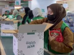 Mahasiswa RI asal Sulawesi di Kairo Gelar Dukungan Pengemasan Bantuan Kantong Ramadhan di Misr El-Kheir Foundation