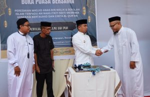 Resmikan Masjid Anas Bin Malik, Tasming Hamid: Jadikan Masjid Pusat Pembinaan Umat
