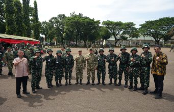 Wali Kota Parepare Semangati ASN Ikuti Latsarmil Komcad di Rindam XIV/Hasanuddin