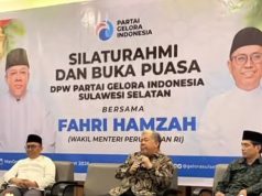 Fahri Hamzah Silaturahmi dan Buka Puasa Bersama Gelora Sulsel, Tekankan Dukungan Program Strategis Presiden Prabowo