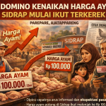 Ayam ikut naik disidrap