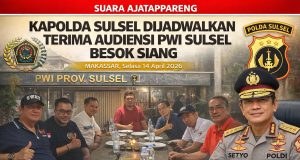 KAPOLDA SULSEL Dijadwalkan Terima Audiensi PWI Sulsel Besok Siang