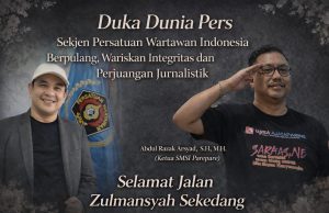 Duka Dunia Pers: Sekjen Persatuan Wartawan Indonesia Berpulang, Wariskan Integritas dan Perjuangan Jurnalistik