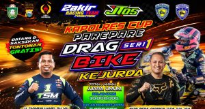 Kejurda Drag Bike Kapolres Cup Seri 1 Hadir di Parepare, Dorong Sportivitas dan Ekonomi Lokal