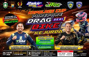 Kejurda Drag Bike Kapolres Cup Seri 1 Hadir di Parepare, Dorong Sportivitas dan Ekonomi Lokal