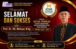 SMSI Parepare Ucapkan Selamat kepada Ketua Terpilih ICMI, Tegaskan Komitmen Kolaborasi