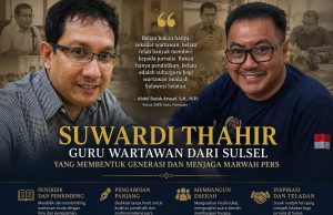 Jejak Pengabdian Suwardi Thahir, Dari Ruang Redaksi hingga Melahirkan Generasi Wartawan