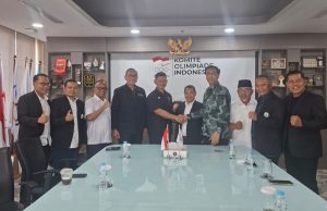 Ketua Umum KOI Terima Kunjungan Presiden ASTAF, Sekjen ISTAF dan Ketua Umum PB PSTI Bahas Masa Depan Sepak Takraw Indonesia