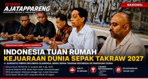Surianto Ukir Sejarah, Indonesia Resmi Ditunjuk Sebagai Tuan Rumah Kejuaraan Dunia Sepak Takraw 2027