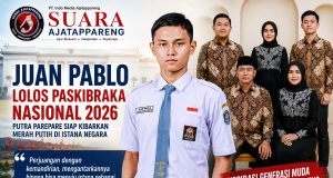 Juan Pablo Lolos Paskibraka Nasional 2026, Bukti Mimpi Anak Parepare Bisa Menembus Istana