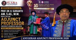 Prof. Dr. H. Surianto AM Raih Gelar Adjunct Professor UGM, Bukti Pengakuan Internasional atas Kiprah di Bidang Manajemen Bisnis