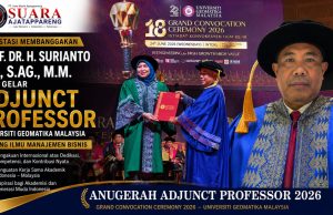 Prof. Dr. H. Surianto AM Raih Gelar Adjunct Professor UGM, Bukti Pengakuan Internasional atas Kiprah di Bidang Manajemen Bisnis