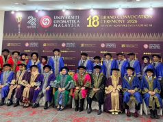 Para Pakar Indonesia Terima Anugerah Adjunct Professor dan Visiting Professor Universiti Geomatika Malaysia