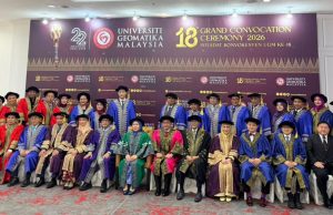 Para Pakar Indonesia Terima Anugerah Adjunct Professor dan Visiting Professor Universiti Geomatika Malaysia
