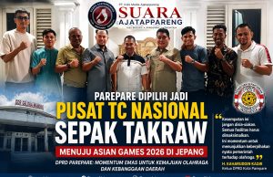 Parepare Dipilih Jadi Pusat TC Nasional Sepak Takraw Menuju Asian Games 2026, DPRD: Momentum Emas untuk Kemajuan Olahraga