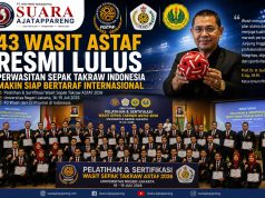 43 Wasit ASTAF Resmi Lulus, Prof. H. Surianto: Investasi Strategis bagi Masa Depan Sepak Takraw Indonesia