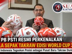PB PSTI Resmi Perkenalkan Bola Sepak Takraw Edisi World Cup 2027, Indonesia Tegaskan Posisi sebagai Pusat Baru Takraw Dunia