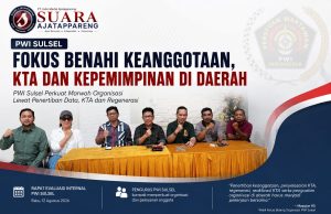 PWI Sulsel Fokus Benahi Keanggotaan, KTA dan Kepemimpinan di Daerah