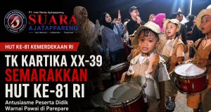 TK Kartika XX-39 Semarakkan HUT ke-81 Kemerdekaan RI, Antusiasme Peserta Didik Warnai Pawai di Parepare