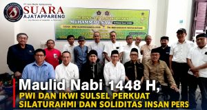 Maulid Nabi 1448 H, PWI dan IKWI Sulsel Perkuat Silaturahmi dan Soliditas Insan Pers