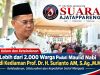 Lebih 2.000 Warga Padati Maulid Nabi Muhammad SAW di Kediaman Prof. Dr. H. Surianto