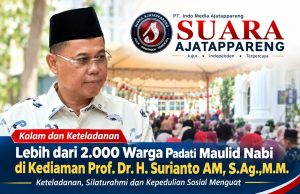 Lebih 2.000 Warga Padati Maulid Nabi Muhammad SAW di Kediaman Prof. Dr. H. Surianto
