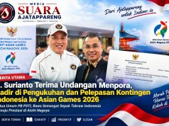 H. Surianto Terima Undangan Menpora, Hadiri Pengukuhan dan Pelepasan Kontingen Indonesia ke Asian Games 2026