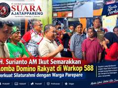 H. Surianto AM Ikut Semarakkan Lomba Domino Rakyat di Warkop 588, Perkuat Silaturahmi dengan Warga Parepare
